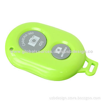 Green ABS Shutter Remote Control Camera for Self-timer and Group Photograph